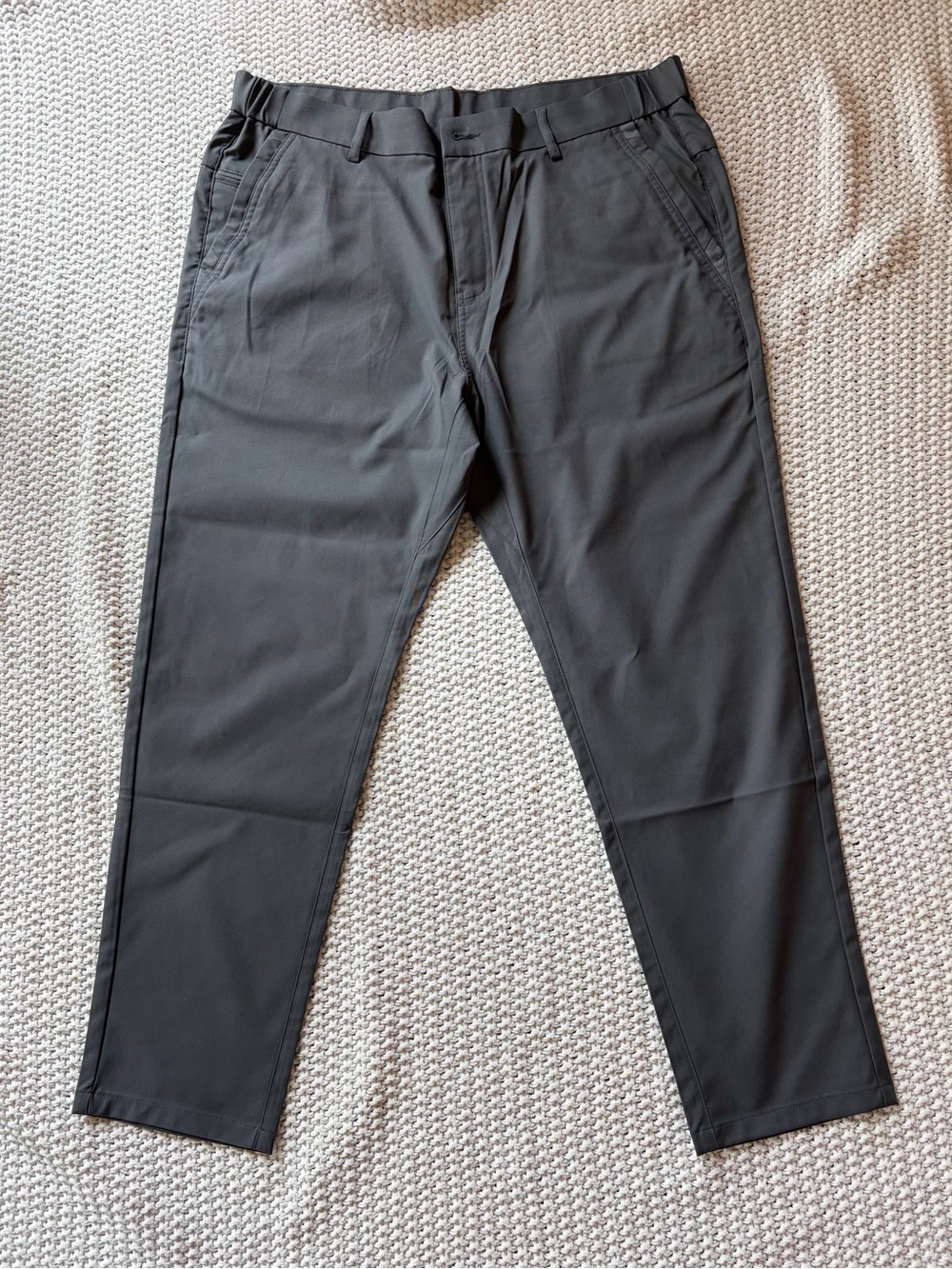 Men’s Jack Archer Jetsetter Tech pants, charcoal grey, 34 waist, 28 length